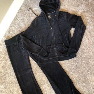 Express black valor jacket and pants set